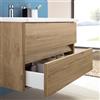 FALEGNAMERIA ADRIATICA Kora mobile bagno sospeso Mobile cm 80x50cm rovere nabucco