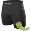Boxer Seamless con fondello, NERO