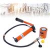 NONE Martinetto idraulico per cilindro Ram 10/20T Porta Power Ram a basso profilo Mini Martinetto Ram ad azione singola con pompa manuale idraulica CP-180