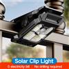 NONE Nuova lampada a clip solare con rilevamento intelligente aggiornato lampada da cortile esterno illuminazione da giardino lampada da parete solare