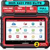 LAUNCH X431 PRO ELITE Strumenti diagnostici per auto Auto OBD OBD2 Scanner CAN FD/DOIP Codifica ECU Controllo bidirezionale 31+ Reset