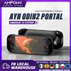 AYN Console di Gioco AYN ODIN2 PORTAL con Schermo OLED da 7'' 120Hz, Uscita Video 4K, Android 13, Batteria da 8000mAh, Raffreddamento ad Aria, Qualcomm 8 Gen2