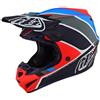TROY LEE DESIGNS SE4 POLYACRYLITE; BETA ORANGE / NAVY YMD M Casco cross