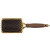 Olivia Garden NanoThermic Spazzola Styler Piatta - Antibatterica, Antistatica, Tecnologia Ceramica e Tourmaline-Ion, Cuscinetto pneumatico e setole in Nylon