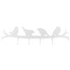ROCKING GIFTS Appendiabiti da Parete Bianco PAJAROS con 4 Ganci