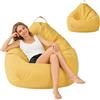 BUERPINKING Pouf Poltrona, Poltrona Sacco Senza Imbottitura, Bean Bag In Misto Cotone e Lino, Pouf Sacco Adatto per camere da letto, sale giochi, soggiorni e terrazze