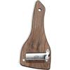Sanelli, Tagliatartufi SAN-SLICE, Affetta tartufi professionale in legno con regolatore di taglio. Lama liscia, Inox