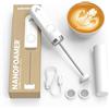 Subminimal NanoFoamer Lithium, Frullino Montalatte Elettrico Ricaricabile USB-C, Schiuma Latte Professionale Latte Art, Microfoam di Qualità da Barista a Casa, Accesso a MasterClass Incluso, Bianco