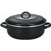 Karl Krueger Tostapane Colonia 24 cm smaltato nero opaco