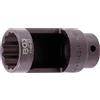 BGS technic Inserto per sonda lambda | azionamento quadro 12,5 mm (1/2") | SW esagono da 27 mm, finestra da 28 mm