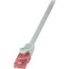 LogiLink Cavo patch CAT 6 U/UTP PrimeLine grigio 10 m