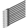 Shiverpeaks S/CONN cavo di rete a massima connettività cavo patch, cat 6, S/FTP, PIMF, senza alogeni, VE10, nero, 1,0 m (75711-HS-SET10)