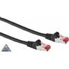 Eneroid Cavo patch cat6A S/FTP PIMF Nero senza alogeni 15m