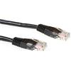 ACT Cavo patch U/UTP CAT6 nero da 15 metri con connettori RJ45