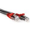 ACT Cavo patch nero da 5 metri U/UTP CAT6A incrociato con connettori RJ45