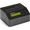 StarTech.com USB 3.0 Standalone Eraser Dock per unità SSD/HDD SATA da 2,5 e 3,5 - Cancellazione sicura dell'unità con stampa della ricevuta - Cancellazione del disco rigido - Nero - per P/N: SVA12M5NA