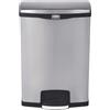 Rubbermaid 1901999 Cestino a pedale Rubbermaid Slim Jim, in metallo, 90 litri