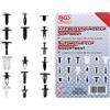 BGS technic BGS Assortimento di clip di fissaggio per auto per Ford / Mazda / GM / Chrysler / Nissan 415 pezzi - 9041