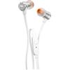 JBL JBLT290SIL Cuffie Cablate con Microfono In Ear Grigio