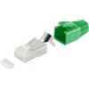 S/CONN S-Conn 72067-10G Connettore a filo RJ-45 Verde