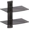 InLine Supporto a parete InLine®, per DVD, Bluray, ricevitore satellitare, fino a 8 kg, nero
