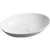 Sapho Thin - Lavabo 600x400x145 mm, senza sfioratore, bianco opaco WN893