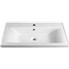 a&n&a aqualine Vetroceramica Aqualine - Lavabo Sava 800x460 mm, con 1 foro per rubinetto, bianco 2080
