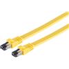 S-CONN maximum connectivity S/CONN cavo patch di rete a massima connettività CAT 8.1 U/FTP (PIMF) piatto senza alogeni (LSZH) giallo 1,55 m (08-42152)