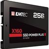 EMTEC SSD Power Plus X160 - SSD - 256 GB - Interno - 2,5" (6,4 cm)
