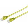 Shiverpeaks Cavo patch RJ45 CAT 7 cavo grezzo U/UTP, giallo, 30 m