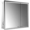 emco prestige 2 Armoire de toilette avec éclairage, modèle encastré, 815mm, porte large à gauche, 989707103, 989707103