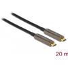 DELOCK Aktives Optisches USB-C Video Kabel 4K 60 Hz 20 m
