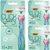 Bic Click 3 Soleil Sensitive - Rasoio usa e getta con 10 lame