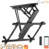 EasyLife - Supporto da soffitto per TV Smart Home orientabile elettricamente da 32 a 70 pollici, VESA fino a 600x400 (nero)