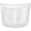 Blomus Cestino Blomus Modo, acciaio verniciato a polvere, bianco, 31,5 cm, 66431