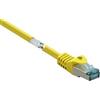 Renkforce RF-5153664 Cavo di rete RJ45 cavo patch CAT 6a S/FTP 10,00 m giallo con (RF-5153664)