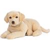 Living Nature cane giocattolo di peluche Lab dorato gigante 60 cm