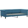 vidaXL Letto da giorno blu 90x200 cm in velluto
