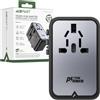 Acefast Adattatore da viaggio Acefast Z1 Gan 75W Pd 3X Usb-C 2X Usb-A - nero