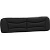 vidaXL Cuscino per testiera nero 200 cm in Pelle finta
