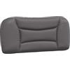 vidaXL Cuscino per testiera grigio 80 cm in Pelle finta