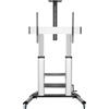 Aisens FT100TE-125 Supporto da pavimento inclinabile con rotelle e maniglia per TV 60-100"/ fino a 100 kg