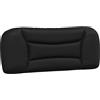 vidaXL Cuscino per testiera nero 100 cm in Pelle finta