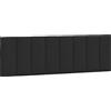 vidaXL Cuscino testiera "Hanko" Nero 160 cm Velluto