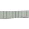 vidaXL Cuscino per testiera "Hanko" grigio chiaro 200 cm in velluto