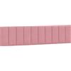 vidaXL Cuscino per testiera vidaXL "Hanko" rosa, 200 cm, velluto