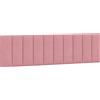 vidaXL Cuscino testiera "Hanko" Rosa 180 cm Velluto