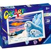 Ravensburger Spielverlag Ravensburger Creart Serie D Classic Sigilli sul ghiaccio Oro Oro Taglia Unica