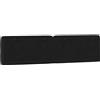 vidaXL Cuscino per testiera nero 200 cm in velluto