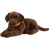 Living Nature Peluche gigante Chocolate Lab cane 60 cm